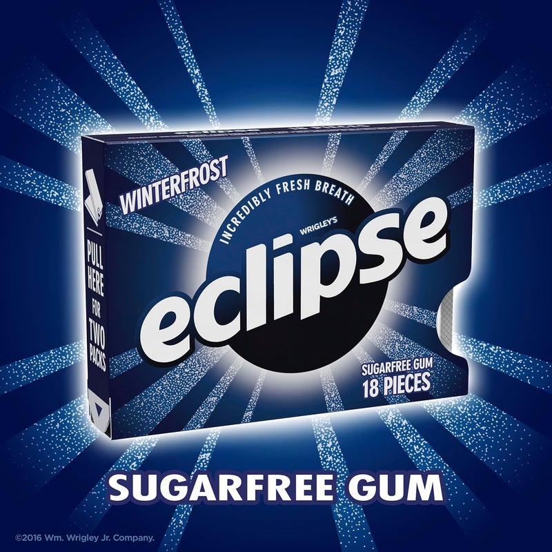 Wrigley's Eclipse Winterfrost Sugar-Free Gum (Pack of 8) - Image 3